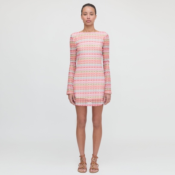 Hill House Home The Nathalie Dress - Pastel Crochet Knit Size XSPastel Crochet K - Picture 3 of 3